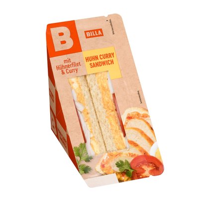 Bild von BILLA Curry Huhn Sandwich