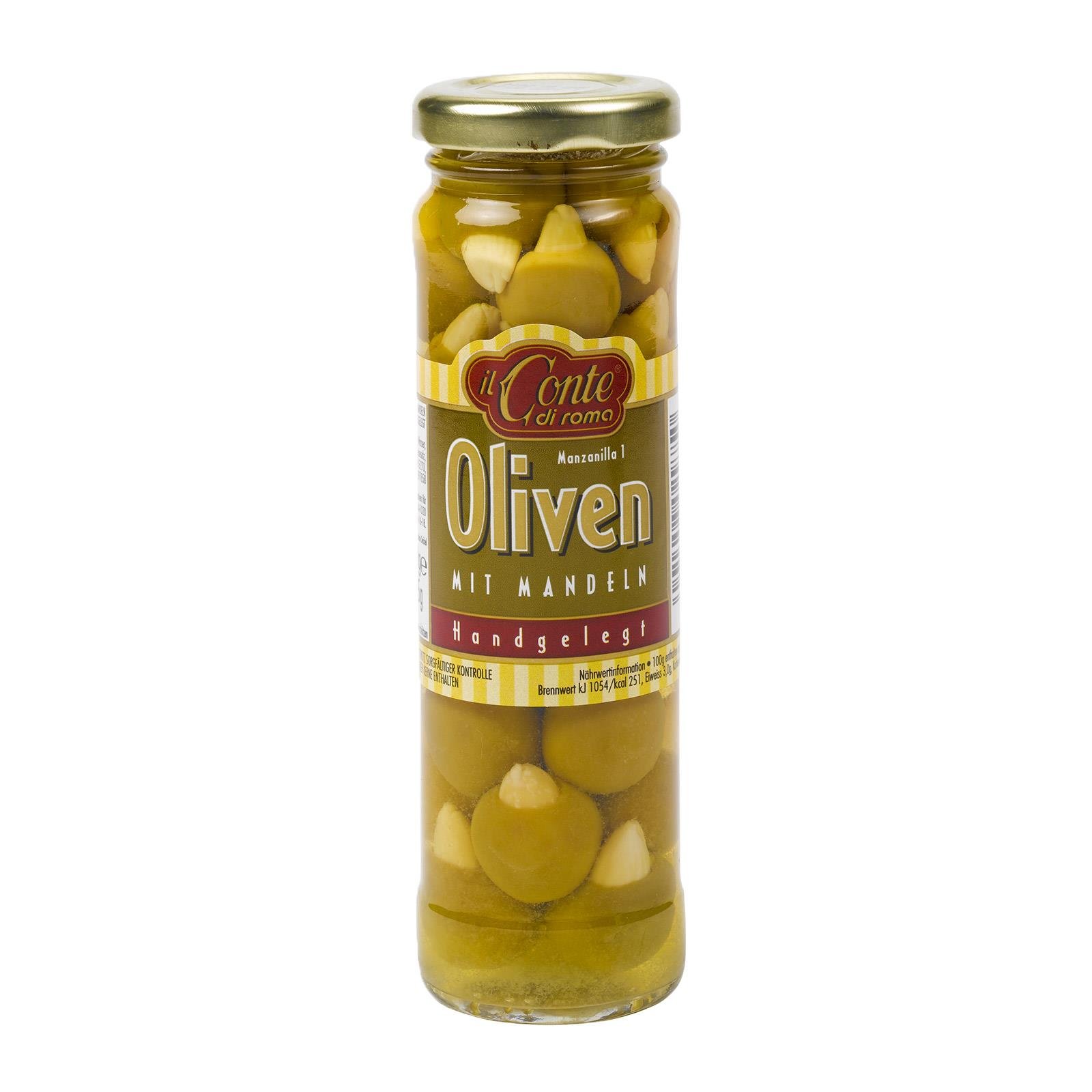 Il Conte di Roma Oliven mit Mandeln | BILLA Online Shop