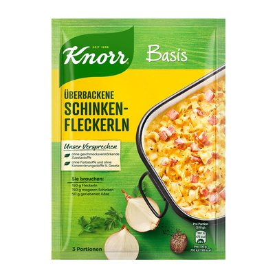Bild von Knorr Basis für Überbackene Schinkenfleckerl