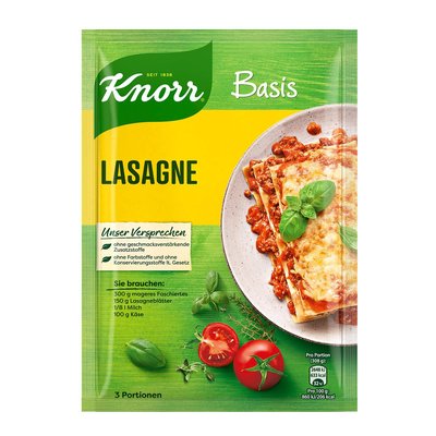 Bild von Knorr Basis für Lasagne