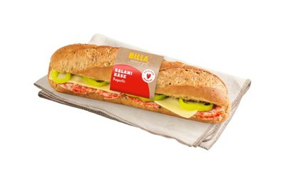 Bild von BILLA Salami Baguette