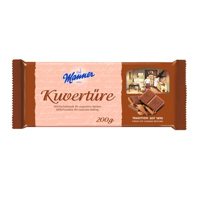 Bild von Manner Kuvertüre Milchschokolade