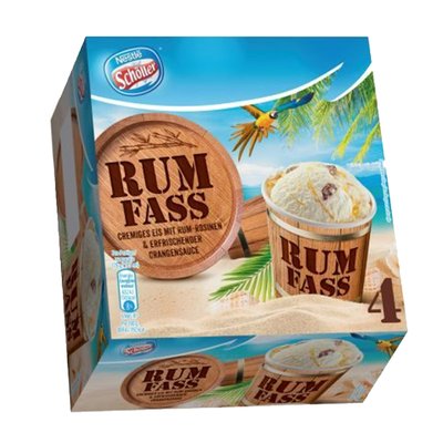 Bild von Nestlé Rum Fass