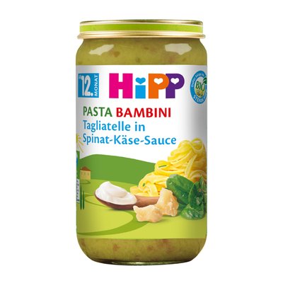 Bild von Hipp Tagliatelle in Spinat-Käse-Sauce