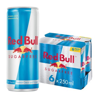 Bild von Red Bull Energy Drink, Sugarfree 6-Pack