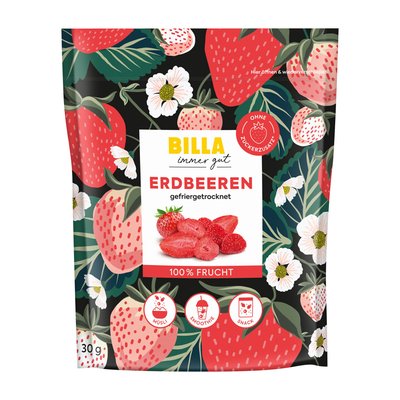 Bild von BILLA Erdbeeren gefriergetrocknet
