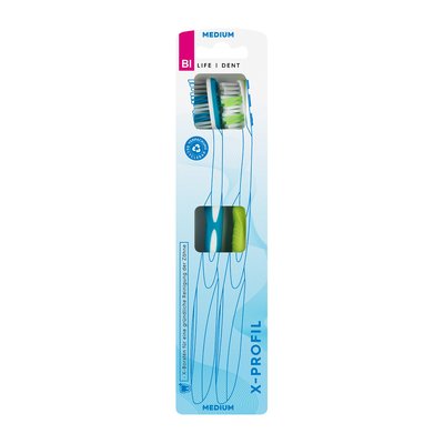 Bild von BI LIFE DENT Zahnbürste X-Profil Medium