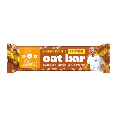 Bild von 3Bears Harry Kane's Riegel Oat Bar Salted Peanut