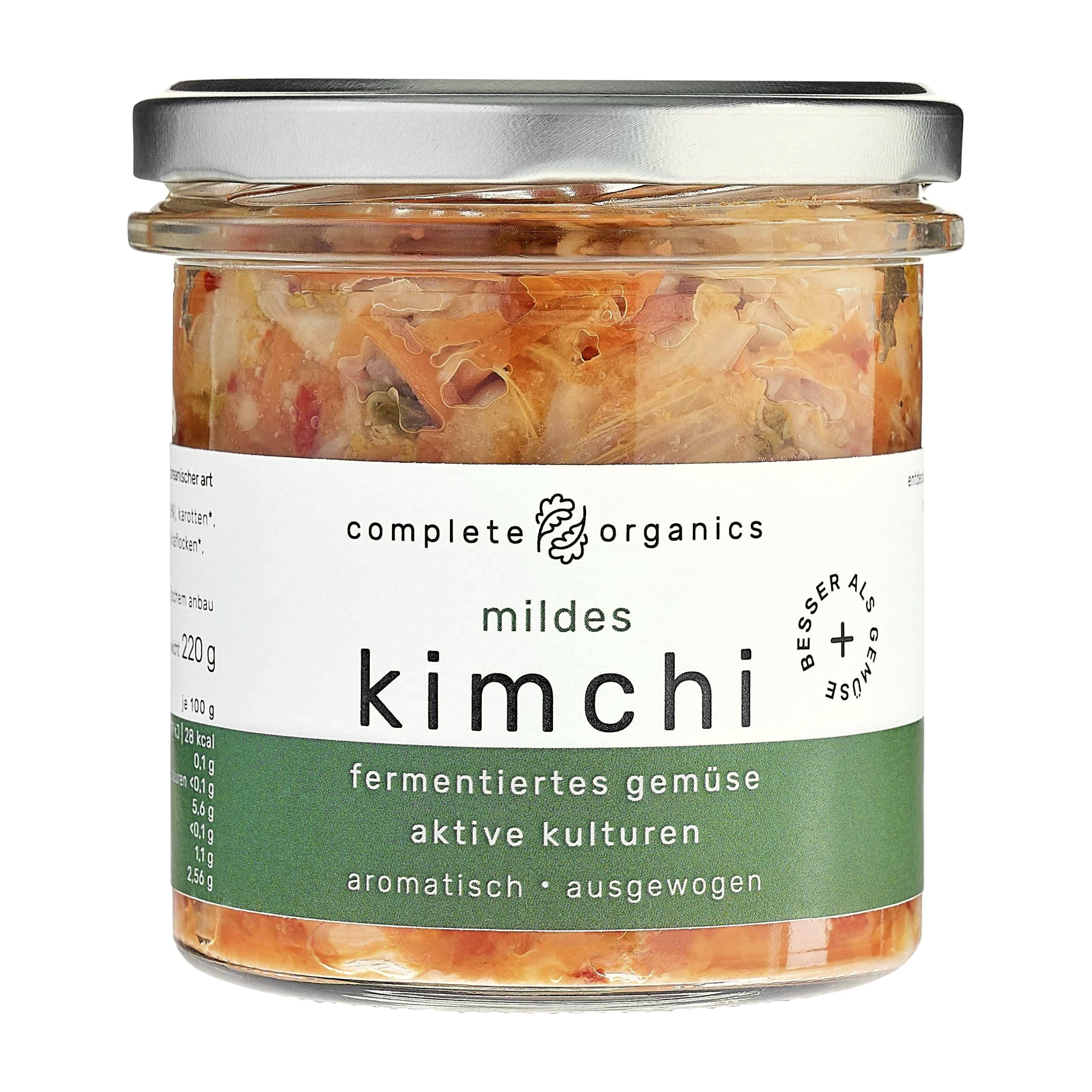 Austria product data sample: Complete Organics Mildes Kimchi