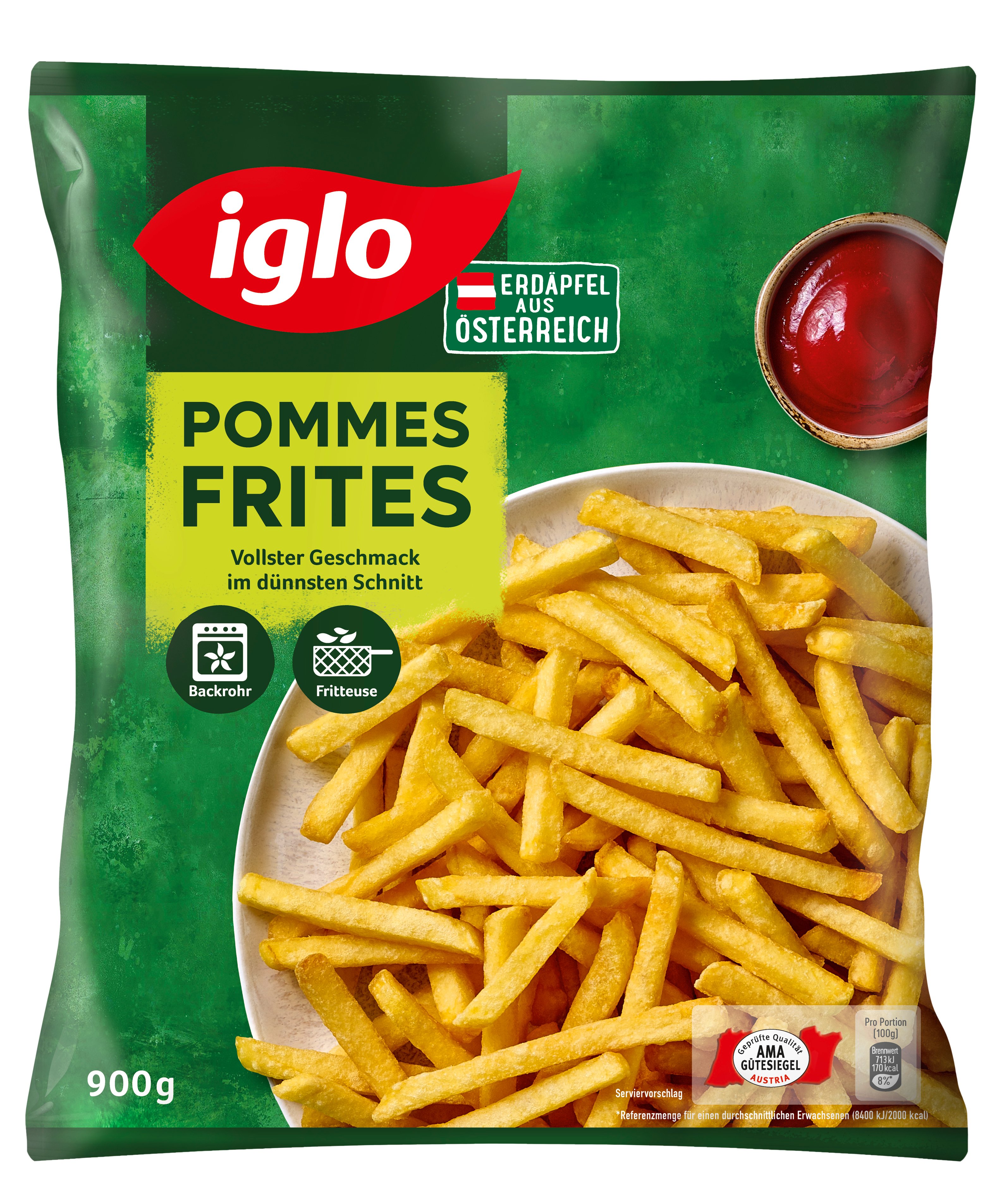 Iglo Backrohr/Fritteusse Pommes Frites