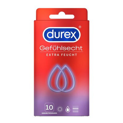 Image of Durex Gefühlsecht Extra Feucht Kondome