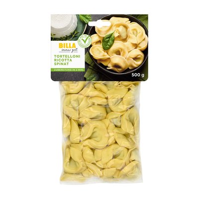 Image of BILLA Tortelloni Ricotta Spinat