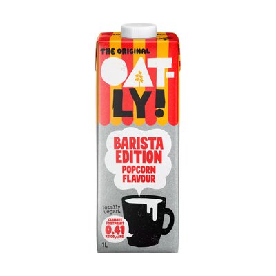 Bild von Oatly Hafer Barista Popcorn Flavour