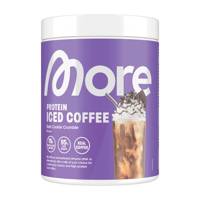 Bild von More Protein Iced Coffee Dark Cookie Crumble Pulver