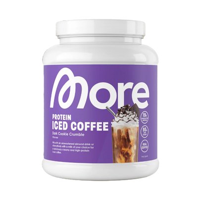 Bild von More Protein Iced Coffee Dark Cookie Crumble Pulver