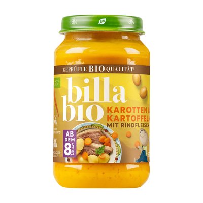 Image of BILLA Bio Karotten & Kartoffeln mit Rindlfeisch