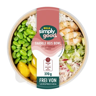Bild von Simply Good Garnele Reis Bowl