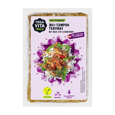 Bild von Vegavita Bio Tempeh Sojabohne Teriyaki