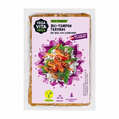 Bild von Vegavita Bio Tempeh Sojabohne Teriyaki