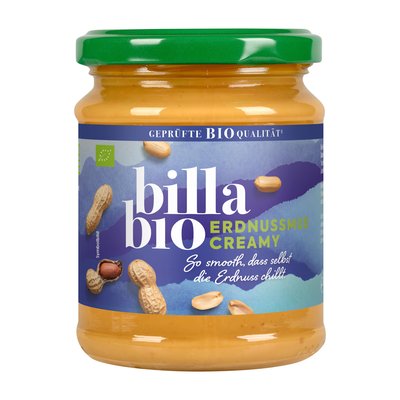 Bild von BILLA Bio Erdnussmus creamy