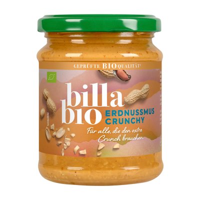 Bild von BILLA Bio Erdnussmus crunchy
