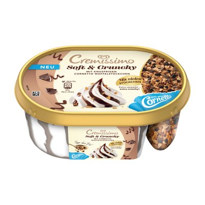 Image of Eskimo Cremissimo Soft & Crunchy Schokolade