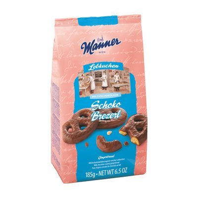 Bild von Manner Lebkuchen Brezerl Vollmilch