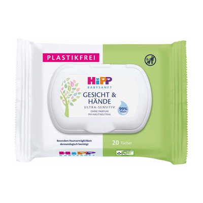 Bild von Hipp Ultra Sensitiv Tücher Gesicht & Hände
