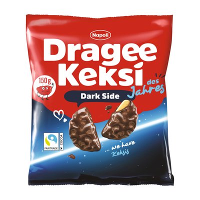 Bild von Napoli Dragee Keksi Dark Side