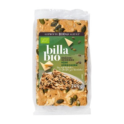 Bild von BILLA Bio Knäckescheiben Käse Kürbiskern