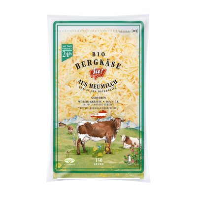 Bild von Ja! Natürlich Bergkäse gerieben