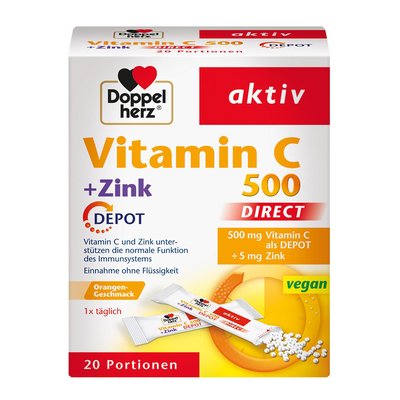 Image of Doppelherz Vitamin C 500 + Zink Direct