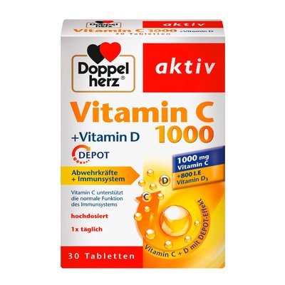Image of Doppelherz Vitamin C 1000 + Vitamin D