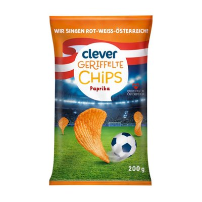 Bild von Clever Riffel Chips Paprika