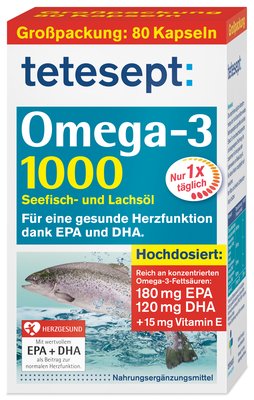 Bild von Tetesept Omega 3 Lachsöl 1000