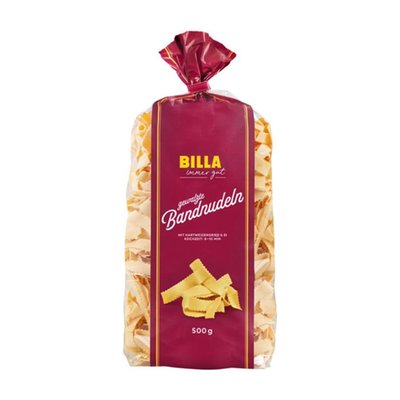 Bild von BILLA immer gut Gewalzte Bandnudeln