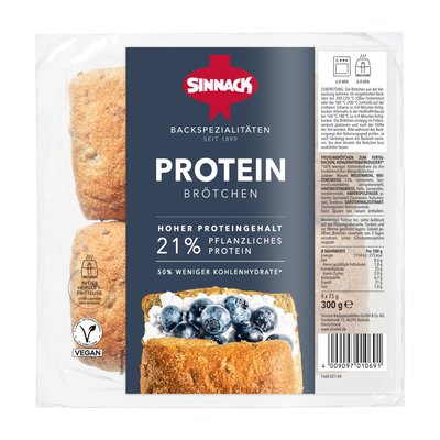 Bild von Sinnack Airfryer Brötchen Weizen 4er