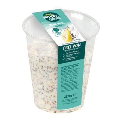 Bild von Simply Good Kefir Chia Müsli mit Birne