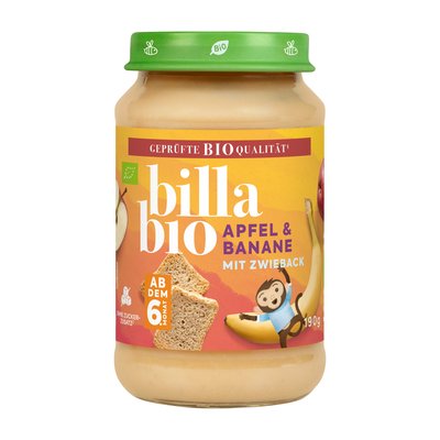 Bild von BILLA Bio Apfel Banane Zwieback