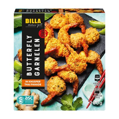 Bild von BILLA Butterfly Garnelen in Knusper Thai Panade