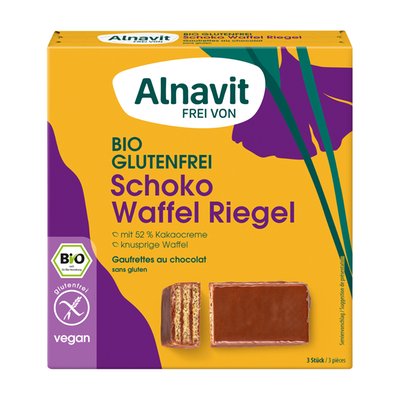 Bild von Alnavit Schoko Waffel Riegel