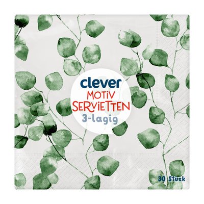 Bild von Clever Servietten Eukalyptus