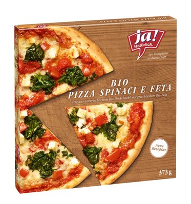 Bild von Ja! Natürlich Bio Pizza Spinaci e Feta