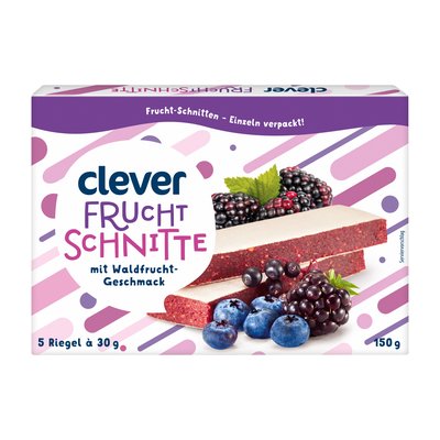 Bild von Clever Waldfrucht Fruchtschnitte 5er