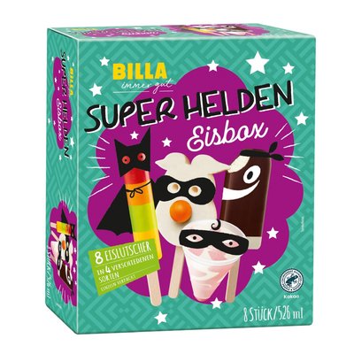 Image of BILLA Superhelden Eisbox