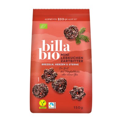 Bild von BILLA Bio Mini Lebkuchen Zartbitter