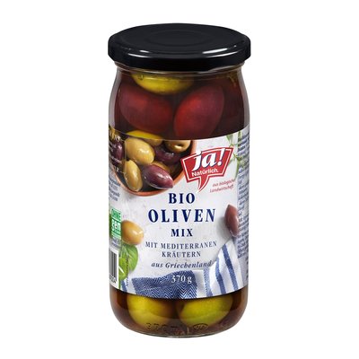 Bild von Ja! Natürlich Griechische Oliven mit Kräutern