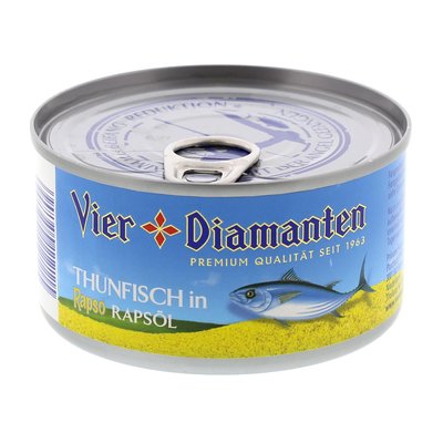 Bild von Vier Diamanten Thunfisch in Rapsöl