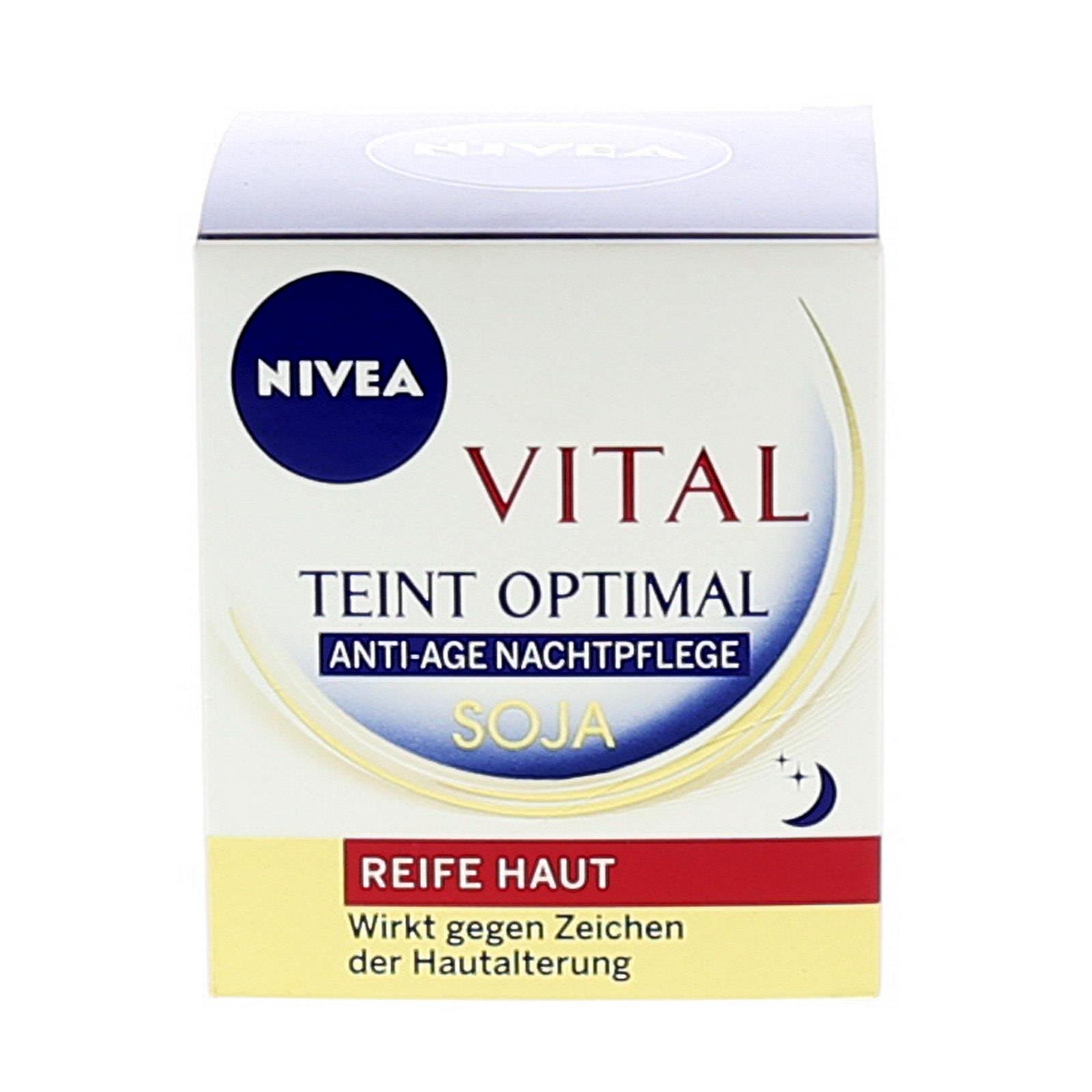 Nivea Vital Teint Optimal Nachtpflege Soja