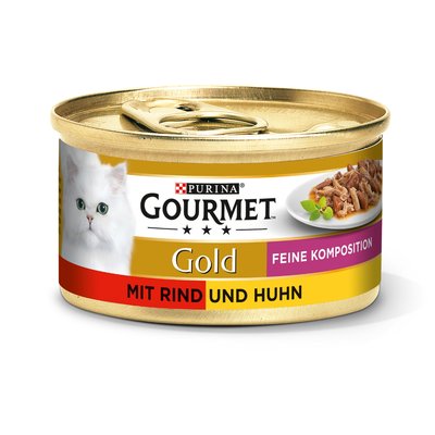 Image of Gourmet Gold Feine Komposition mit Rind und Huhn